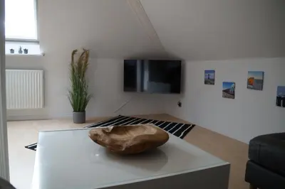 TV/Unterhaltungsangebot in der Unterkunft Ferienwohnung Robbe