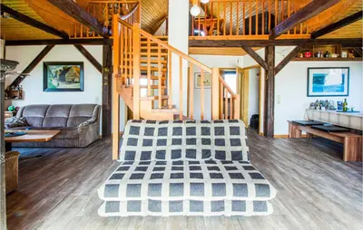 Ein Sitzbereich in der Unterkunft 2 Bedroom Cozy Apartment In Otterndorf