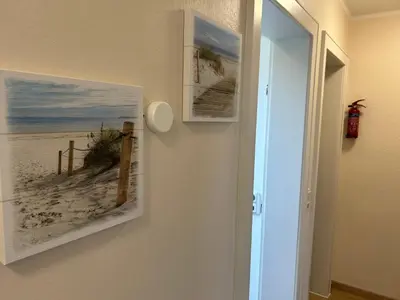 Grundriss der Unterkunft Ferienwohnung Ritthoff Perlebucht - mit Strandkorb am Meer und kostenloser Eintritt ins Schwimmbad