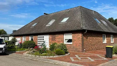 Das Gebäude in dem sich die Ferienwohnung befindet