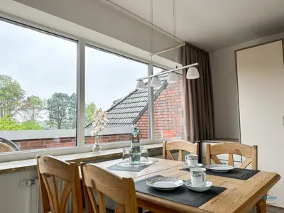Ein Balkon oder eine Terrasse in der Unterkunft Refugium Storchenwiese Wohnung 2