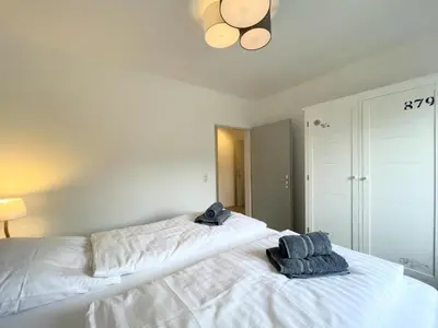 Ein Bett oder Betten in einem Zimmer der Unterkunft Seequartier 1