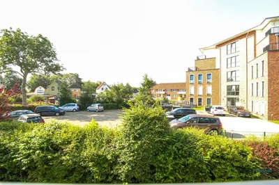 Das Gebäude in dem sich die Ferienwohnung befindet