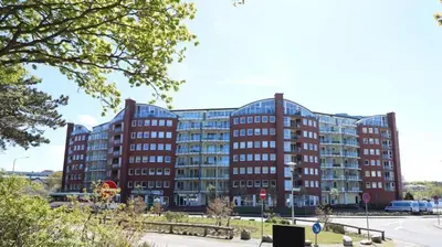 Das Gebäude in dem sich die Ferienwohnung befindet