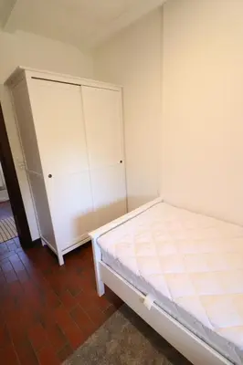 Ein Bett oder Betten in einem Zimmer der Unterkunft Haus Heideblick