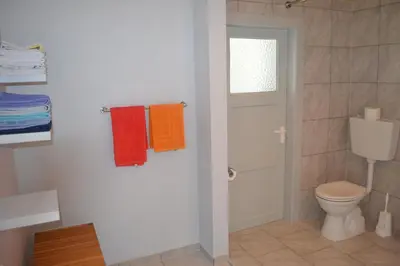Ein Badezimmer in der Unterkunft Nordseeidylle II