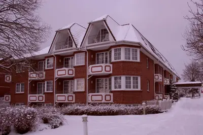 Hotel Seeschwalbe im Winter