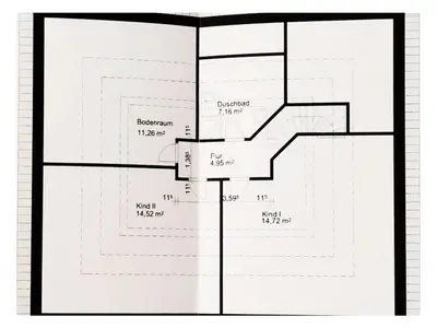 Grundriss der Unterkunft Ferienhaus Große Freiheit