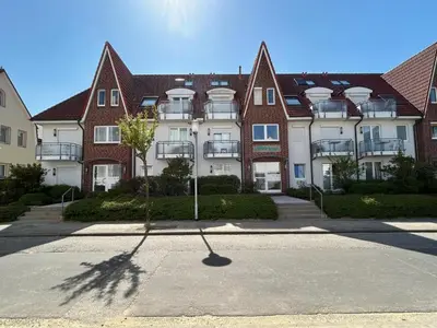 Das Gebäude in dem sich die Ferienwohnung befindet