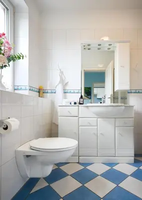 Ein Badezimmer in der Unterkunft Am Ringwall 1 A