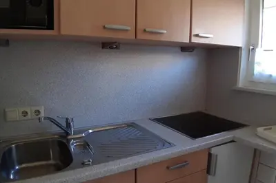 Küche/Küchenzeile in der Unterkunft Am Ringwall 11