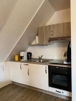 Küche/Küchenzeile in der Unterkunft Haus Zyrus, Ferienwohnung 10