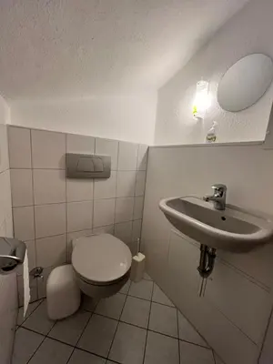 Ein Badezimmer in der Unterkunft Voßhörn 19