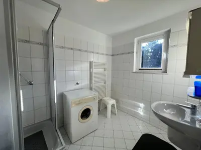 Ein Badezimmer in der Unterkunft Voßhörn 19