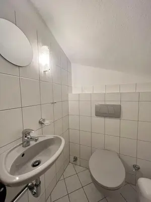 Ein Badezimmer in der Unterkunft Voßhörn 19 a
