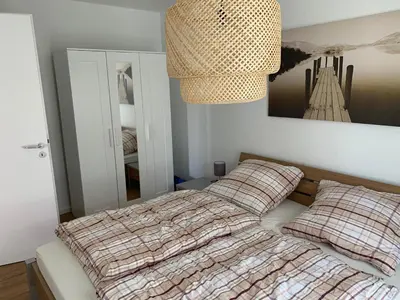Ein Bett oder Betten in einem Zimmer der Unterkunft Residenz 32 Wohnung 4