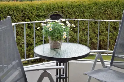 Ein Balkon oder eine Terrasse in der Unterkunft Oasis 05