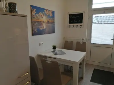 Küche/Küchenzeile in der Unterkunft Steinmarner Bude 3