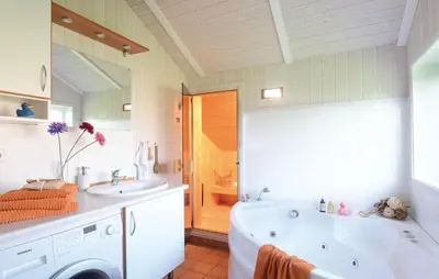Ein Badezimmer in der Unterkunft Friedrichskoog-Strandpark 14