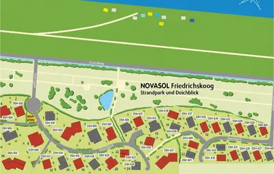 Grundriss der Unterkunft Friedrichskoog-Strandpark 4
