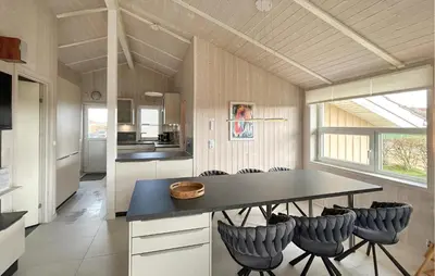 Küche/Küchenzeile in der Unterkunft Friedrichskoog-Strandpark 4