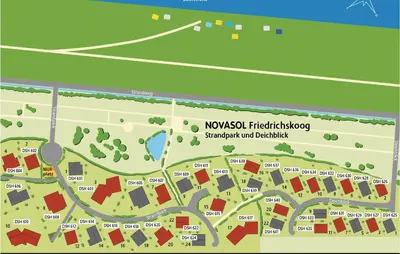 Grundriss der Unterkunft Friedrichskoog-Deichblick 1