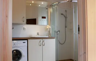 Ein Badezimmer in der Unterkunft Friedrichskoog-Deichblick 10