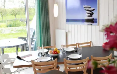 Ein Sitzbereich in der Unterkunft Friedrichskoog-Deichblick 10