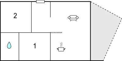 Grundriss der Unterkunft Friedrichskoog-Deichblick 2