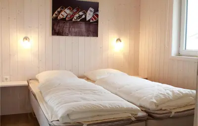 Ein Bett oder Betten in einem Zimmer der Unterkunft Friedrichskoog-Deichblick 22