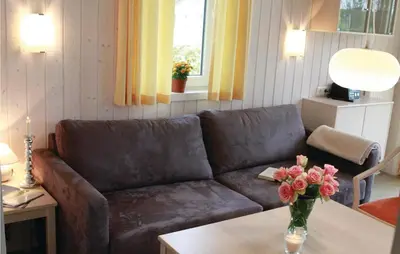 Ein Sitzbereich in der Unterkunft Friedrichskoog-Deichblick 3