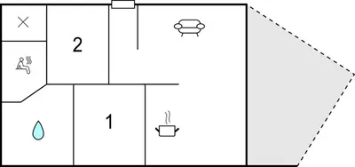 Grundriss der Unterkunft Friedrichskoog-Deichblick 8