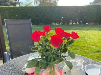 Ein Garten an der Unterkunft Oasis 10
