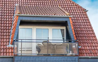 Ein Balkon oder eine Terrasse in der Unterkunft Beautiful Apartment In Friedrichskoog Ot Frie