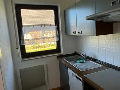 Küche/Küchenzeile in der Unterkunft Ferienhaus Hoppas