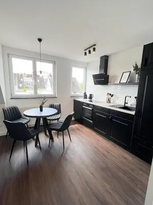 Küche/Küchenzeile in der Unterkunft Dyke Appartements