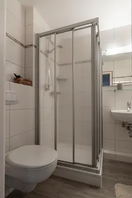 Ein Badezimmer in der Unterkunft KüstenKoje Büsum