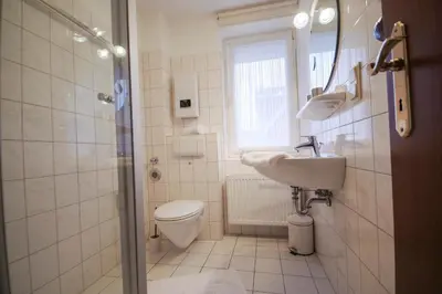 Ein Badezimmer in der Unterkunft Haus Nordseeperle Fewo 8