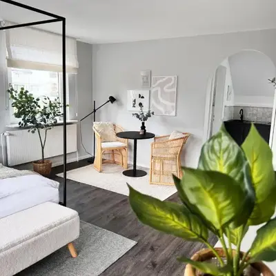 Seaside Rooms - Design-Apartment mit Balkon & Parkplatz - inklusive Strandkorb direkt am Wasser und Spa & Sauna saisonal