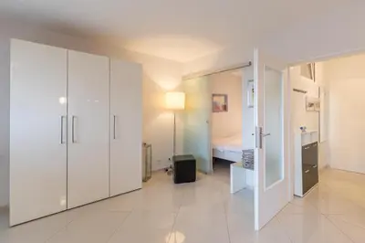 Ein Bett oder Betten in einem Zimmer der Unterkunft Haus Medemsand, Whg 219