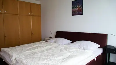 Ein Bett oder Betten in einem Zimmer der Unterkunft Haus Seehütte, Whg 103