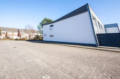 Das Gebäude in dem sich die Ferienwohnung befindet