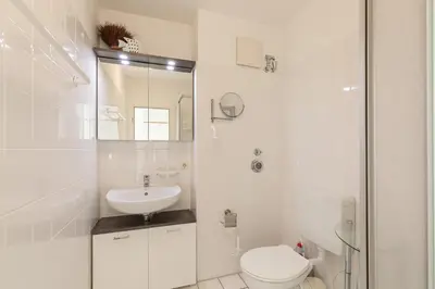 Ein Badezimmer in der Unterkunft Haus Knechtsand, Whg 451