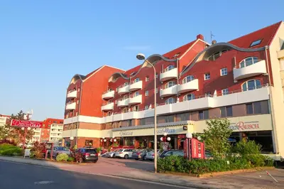 Das Gebäude in dem sich die Ferienwohnung befindet