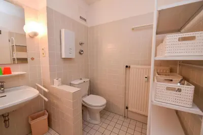 Ein Badezimmer in der Unterkunft 