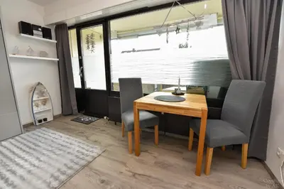 Ein Sitzbereich in der Unterkunft Haus 
