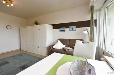 Ein Bett oder Betten in einem Zimmer der Unterkunft Haus 