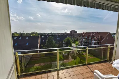 Ein Balkon oder eine Terrasse in der Unterkunft Haus 
