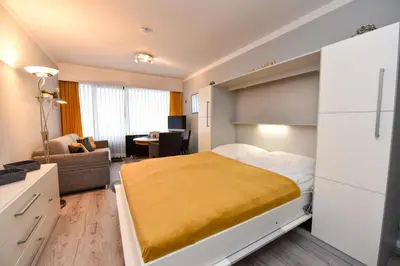 Ein Bett oder Betten in einem Zimmer der Unterkunft Haus 