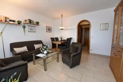 Ein Sitzbereich in der Unterkunft Haus 